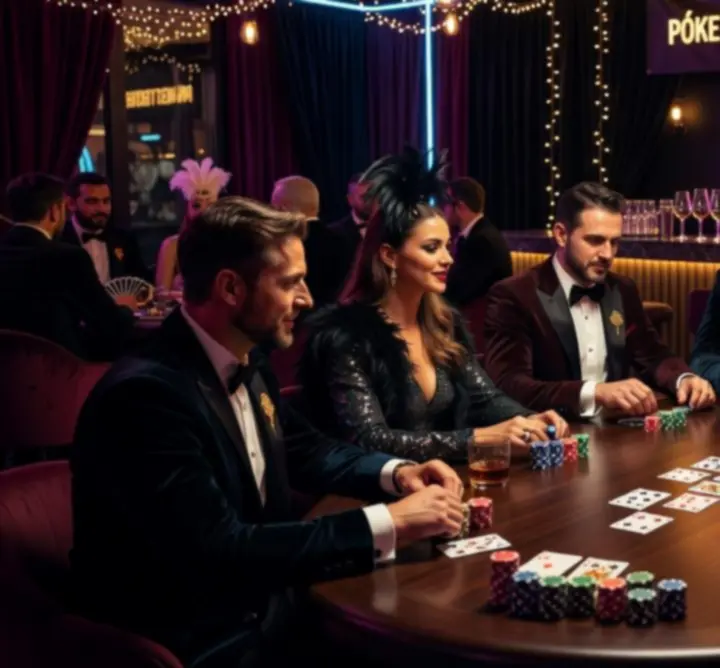 Tematikus pókerest hangulatos fotója a Adrian Łubkowski QAZben